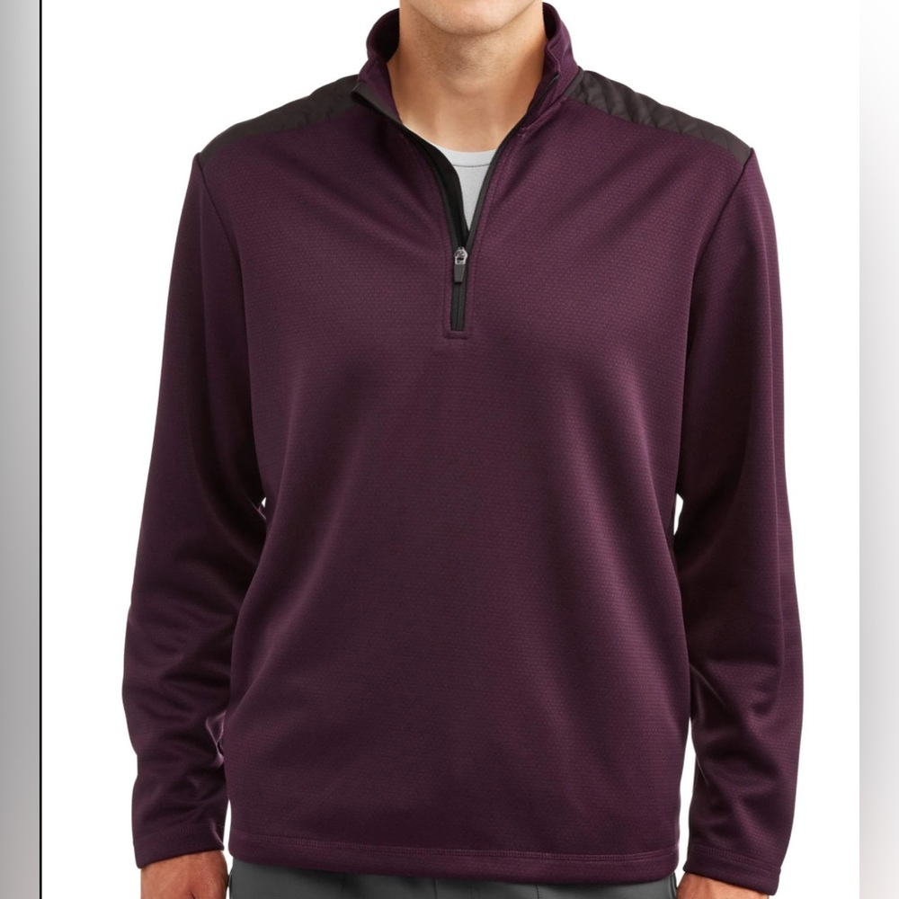 Ben Hogan Performance Men's Deep Purple Quarter-Zip‎ Pullover Size 3XL